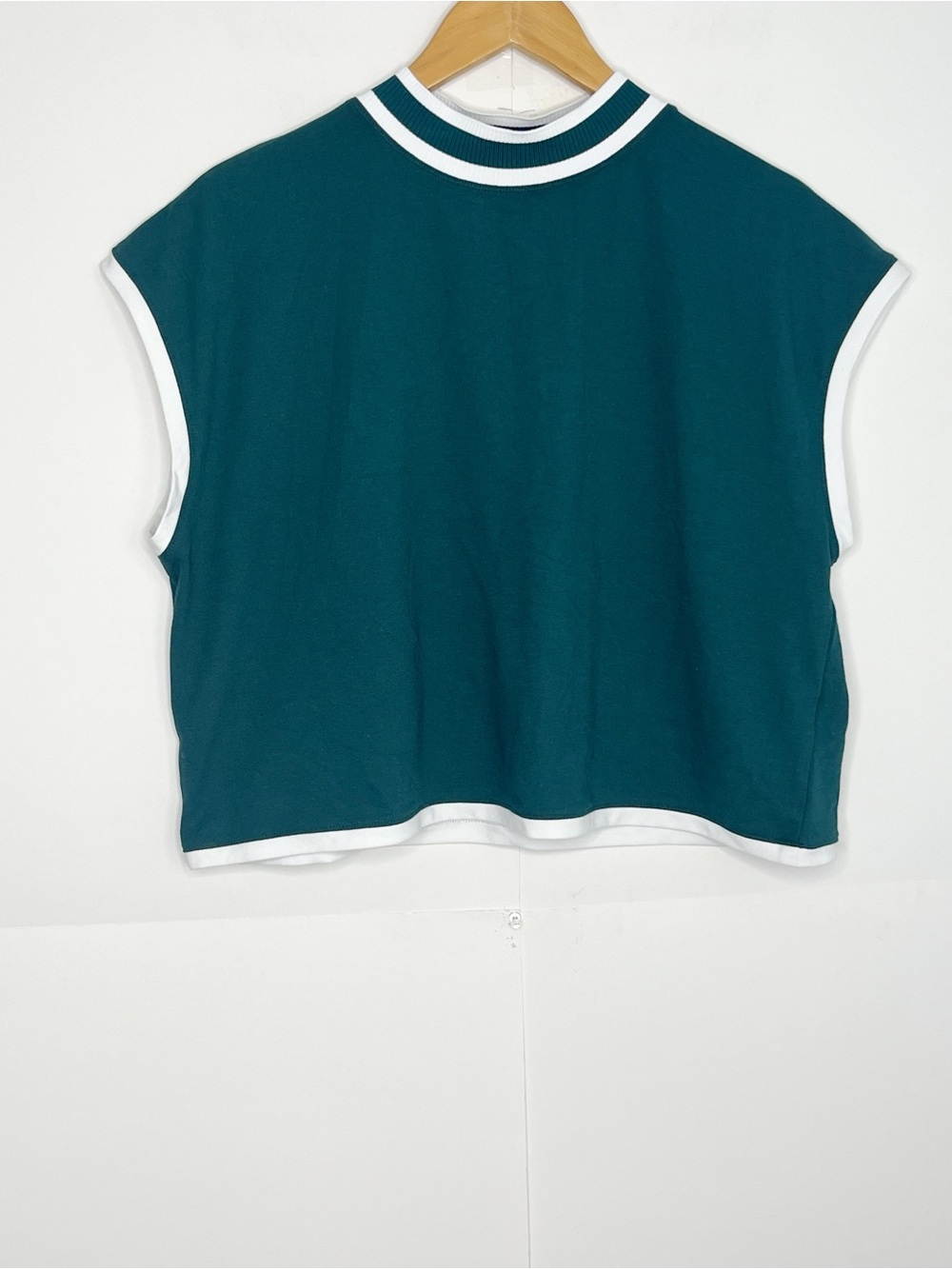 Calia Womens Rib Mock Crop Tank Top Size XL - Picture 4 of 5